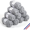 photo-10 pelotes de laine - Menhir - 100% acrylique - Bergère de France - Barisienne 7