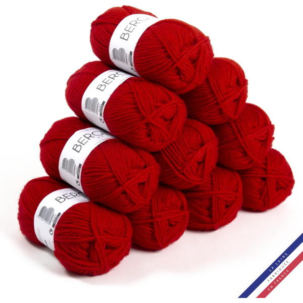 Pelote De Laine Rocher Bergère De France - 50% Laine Mérinos 50% Acrylique - Neuve