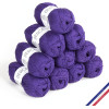 photo-10 pelotes de laine - Glycine - 100% coton bio - 3mm - Tricot et crochet - Bergère de France