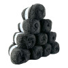 photo-Pelotes - Gris anthracite - 100% Acrylique - 50g/140m - Lot de 10 pelotes - Azurite