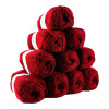 photo-Pelotes - Rouge bordeaux - 100% Acrylique - 50g/140m - Lot de 10 pelotes - Azurite