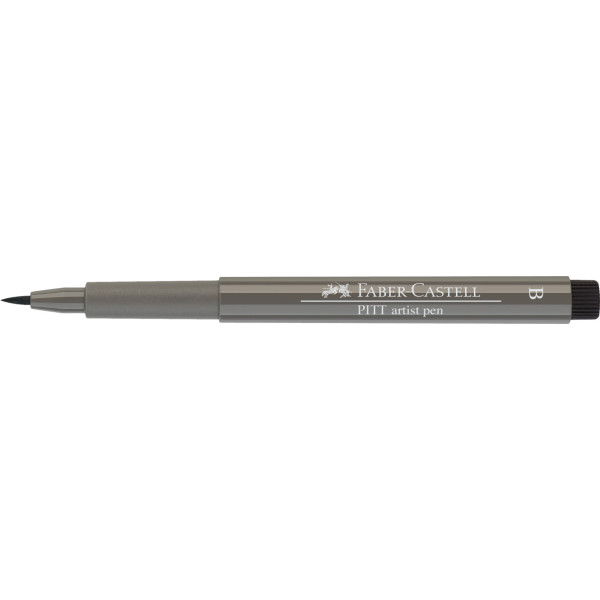photo-Feutre à dessin - Pointe pinceau - Gris chaud 4 - Pitt Artist - Faber-Castell