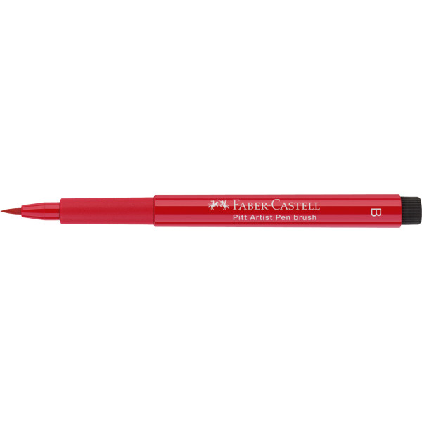 photo-Feutre à dessin - Pointe pinceau - Ecarlate intense - Pitt Artist - Faber-Castell