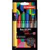 photo-Feutres dessin - STABILO Pen 68 Max - Pointe large - Arty - 6 couleurs