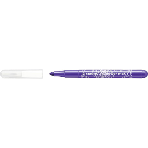 Feutres de coloriage - STABILO power max 96 - 12 couleurs - 96 feutres - Schoolpack