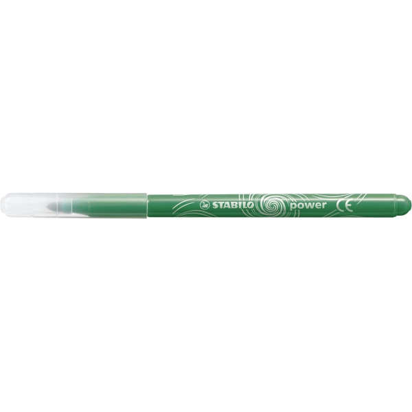Feutres de coloriage - STABILO power max - Vert - Pointe large - 12 feutres