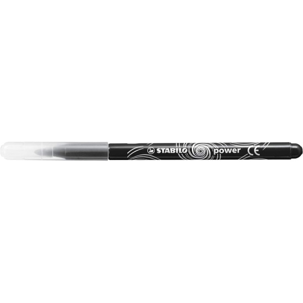 Feutres de coloriage - STABILO power max - Noir - Pointe large - 12 feutres