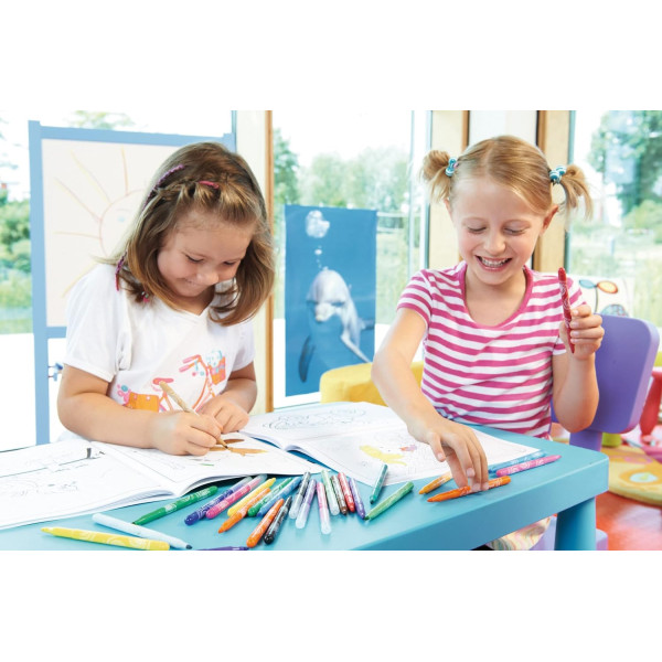 Feutres de coloriage - STABILO power max - Noir - Pointe large - 12 feutres