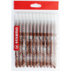 photo-Feutres de coloriage - STABILO power max - Marron - Pointe large - 12 feutres