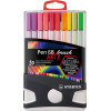 photo-Feutres coloriage - STABILO Pen 68 brush - Arty - Mine pinceau - 20 couleurs