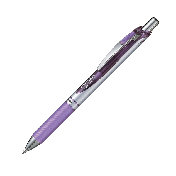 photo - Stylo Energel - Pointe moyenne - 0.7mm - Lilas - Pentel