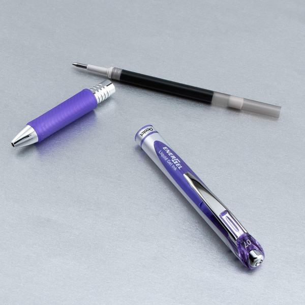 Stylo Energel - Pointe moyenne - 0.7mm - Lilas - Pentel