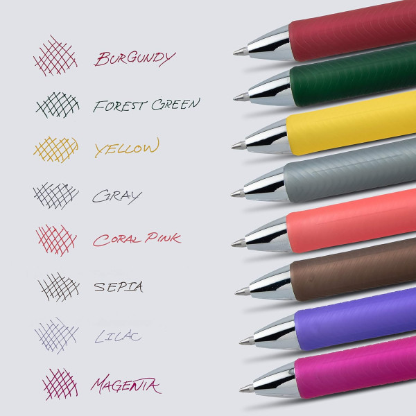 Stylo Energel - Pointe moyenne - 0.7mm - Rouge - Pentel
