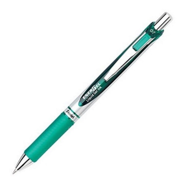 photo - Stylo Energel - Pointe moyenne - 0.7mm - Turquoise - Pentel