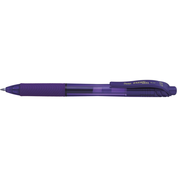 photo - Stylo Energel - Pointe moyenne - 0,7mm - Violet - Pentel