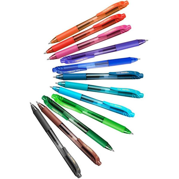Stylo Energel - Pointe moyenne - 0,7mm - Violet - Pentel