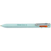 Stylo - 4 couleurs - Pointe moyenne - Corps vert menthe - Pentel