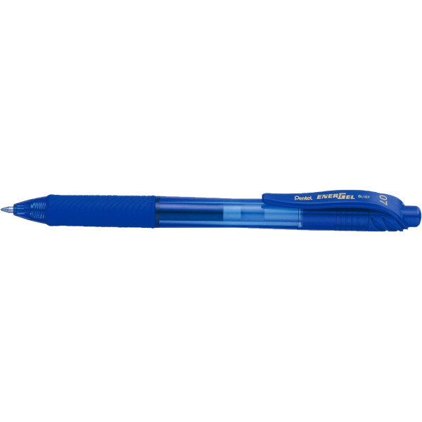 Stylo Energel - Sous blister - Pointe moyenne - 0.7mm - Bleu - Pentel
