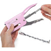 Agrafeuse + agrafes 26/8mm - 2 boites de 5000 agrafes - Rose pastel - Rapesco