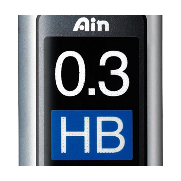 Mines pour porte-mines - HB - 0.3mm - Étui de 15 mines - Pentel