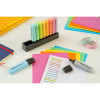 Surligneurs - STABILO BOSS ORIGINAL - 10 couleurs pastel - Set de bureau