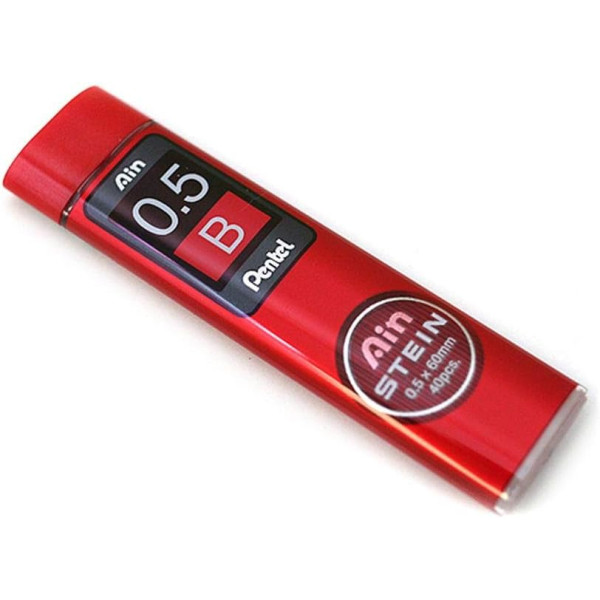 photo - Mines pour porte-mines - B - 0.5mm - Étui de 40 mines - Pentel