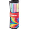 photo-Feutres de coloriage - STABILO Pen 68 Arty - Pointe moyenne - Trousse - 25 couleurs