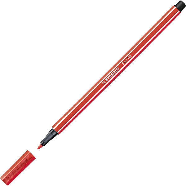 Feutres de coloriage - STABILO Pen 68 Arty - Pointe moyenne - Trousse - 25 couleurs