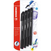 photo-Feutres - STABILO pointMax Arty - Pointe moyenne - Noir - Lot de 4 feutres