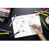 Feutres - STABILO pointMax - Pointe moyenne - Noir - Lot de 4 feutres