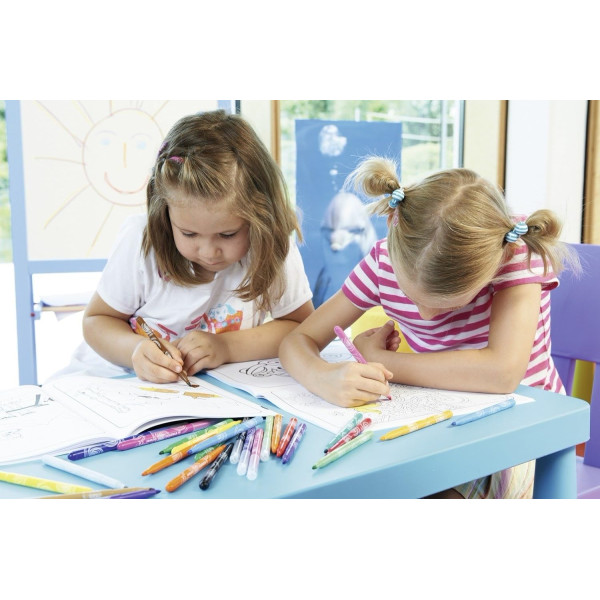 Feutres de coloriage - STABILO power - Pointe large - 12 couleurs - Schoolpack - 144 feutres