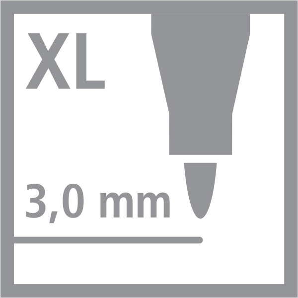 Feutres de coloriage - STABILO powerMax - Pointe large - Schoolpack - 140 feutres