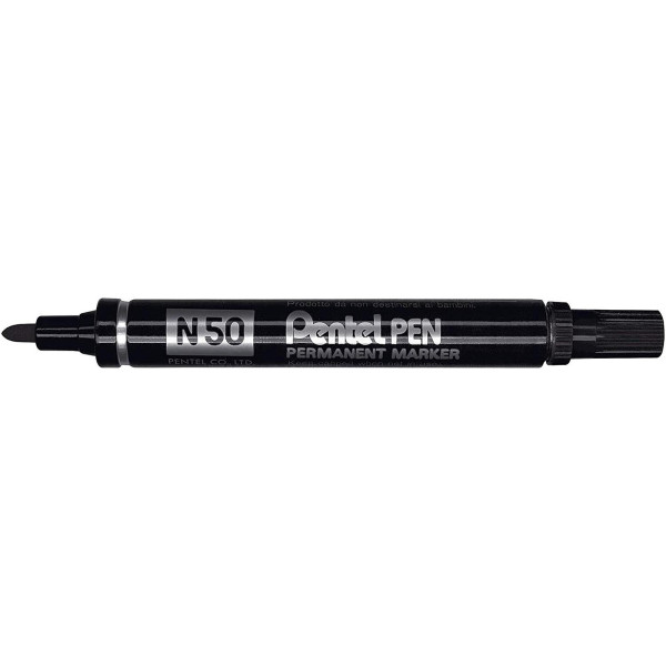 Pochette de 4 marqueurs - Permanent - Pointe ogive - Toutes surfaces - Pentel - Maxiflo