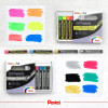 Pastels à l'huile - Boîte de 12 - Couleurs flurorescentes - Pentel Arts