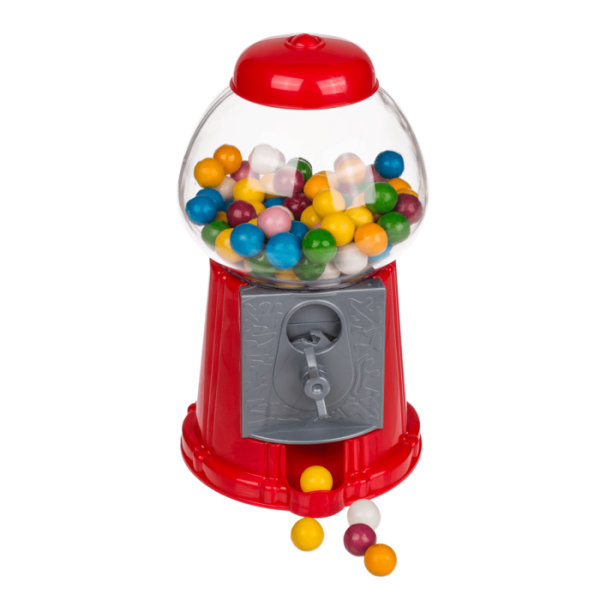 photo-Distributeur de chewing-gum - Confiserie - Vintage - Bonbons inclus - Rechargeable