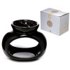 Brûleur à huile - Fondant à cire - Noir - Céramique - Décoration - Idées cadeaux