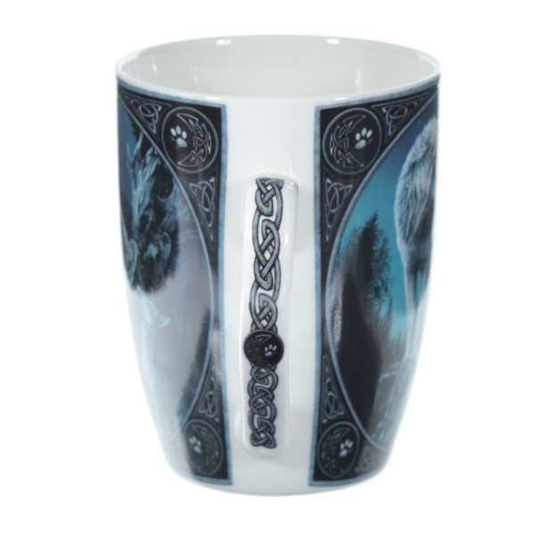 Mug - Tasse - Loup - Fantasy - Celte - Magie - Porcelaine - Avec anse