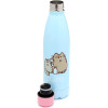 Gourde - Bouteille - Isotherme - Acier inox - 500ml - Pusheen - Chat Kawaï