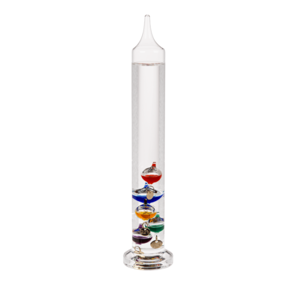 Thermomètre de Galilée - Décoration - Design - Pour intérieur - 28 cm hauteur