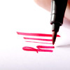 Feutre - Rouge - Pointe pinceau - Pigment Arts Pen - Dessin - Beaux-arts