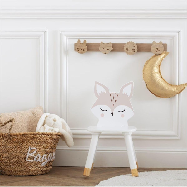 Chaise - Enfant - Renaud - Bois - Pour chambre d'enfant - Atmosphera