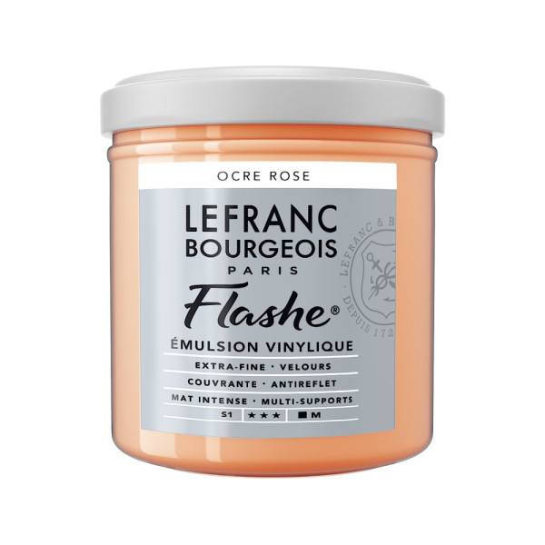 photo-Peinture vinylique - Flashe - Ocre rose - 817 - Lefranc Bourgeois - 125ml