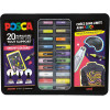 photo-Posca - Malette - Groovy Colours - 20 marqueurs - PC1-1M - PC-3M - PC-5M