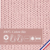 10 pelotes de laine - Blush - 100% coton bio - 3mm - Tricot et crochet - Bergère de France