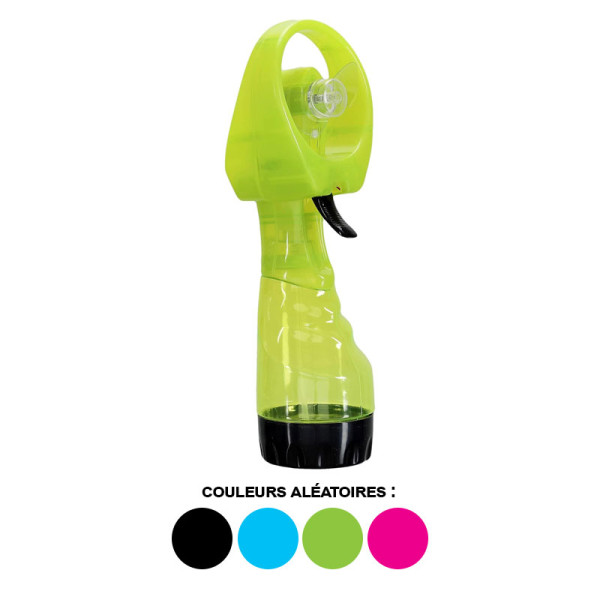 Brumisateur - Ventilateur - Facile à transporter - Voyage - Coloris aléatoire