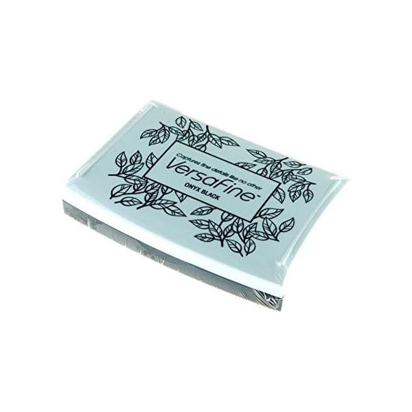 Encreur - Motifs détaillés - Aquarelle - Noir Onyx - VersaFine - Tsukineko