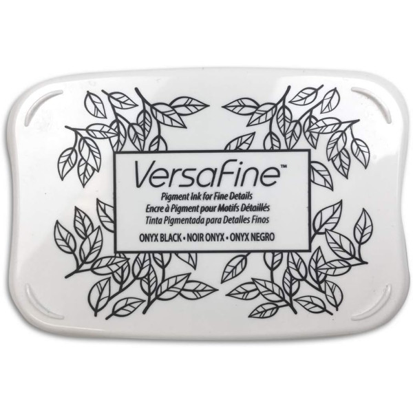 photo - Encreur - Motifs détaillés - Aquarelle - Noir Onyx - VersaFine - Tsukineko