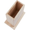 Pot à crayon - Bois - A décorer - 10x7x12cm - Loisirs créatifs