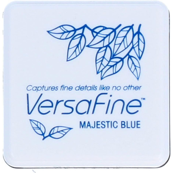 photo - Mini Encreur - Motifs détaillés - Aquarelle - Bleu majestueux - VersaFine - Tsukineko