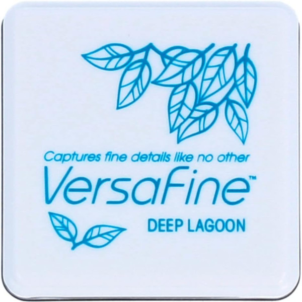 photo - Mini Encreur - Motifs détaillés - Aquarelle - Lagon profond - VersaFine - Tsukineko
